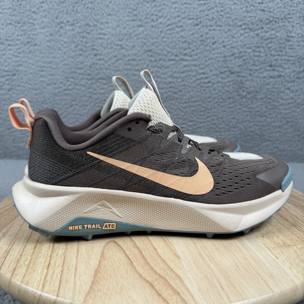Nike Reactx Wildhorse 10 Womens 9 Mink Brown Orange Chalk Trail Shoes FV2337-201